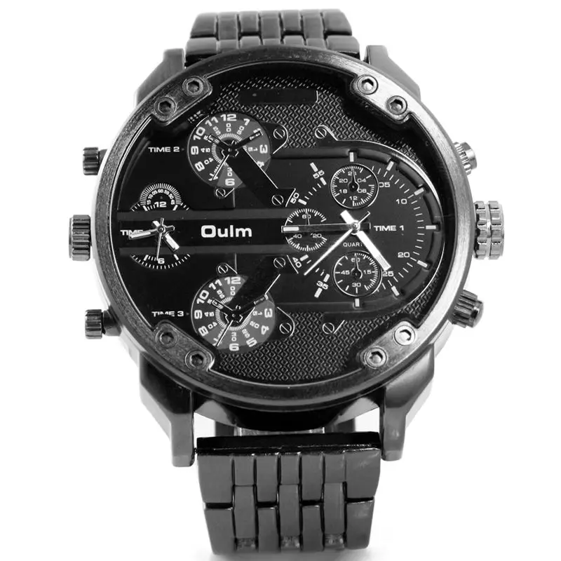 Oulm Luxury Brand DZ Style Men Alloy Metal Watch Army Big Size Dual Time Male Casual Watch Military Wristwatch Relogio Masculino
Oulm Luxury Brand DZ Style Men Alloy Metal Watch Army Big Size Dual Time Male Casual Watch Military Wristwatch Relogio Masculino