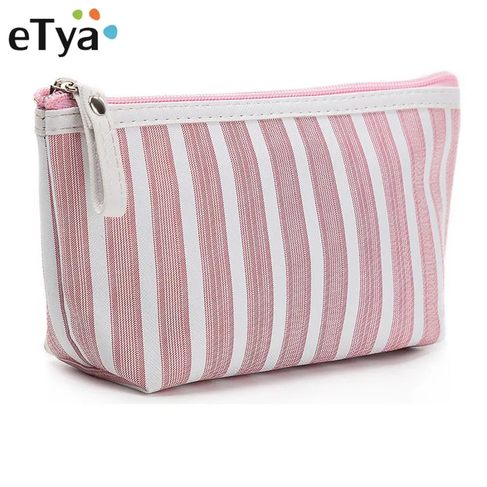eTya Fashion Striped Cosmetic Bag Canvas Women Makeup Bags Travel Portable Toiletry Organizer Pouch Small Makeup Case Wash Bag
eTya Fashion Striped Cosmetic Bag Canvas Women Makeup Bags Travel Portable Toiletry Organizer Pouch Small Makeup Case Wash Bag