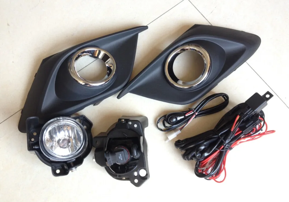 Upgraded version top quality halogen fog lamp for mazda 3 axela, with one switch, wire harness, 2 lights, 2 covers and 2 holders
Upgraded version top quality halogen fog lamp for mazda 3 axela, with one switch, wire harness, 2 lights, 2 covers and 2 holders