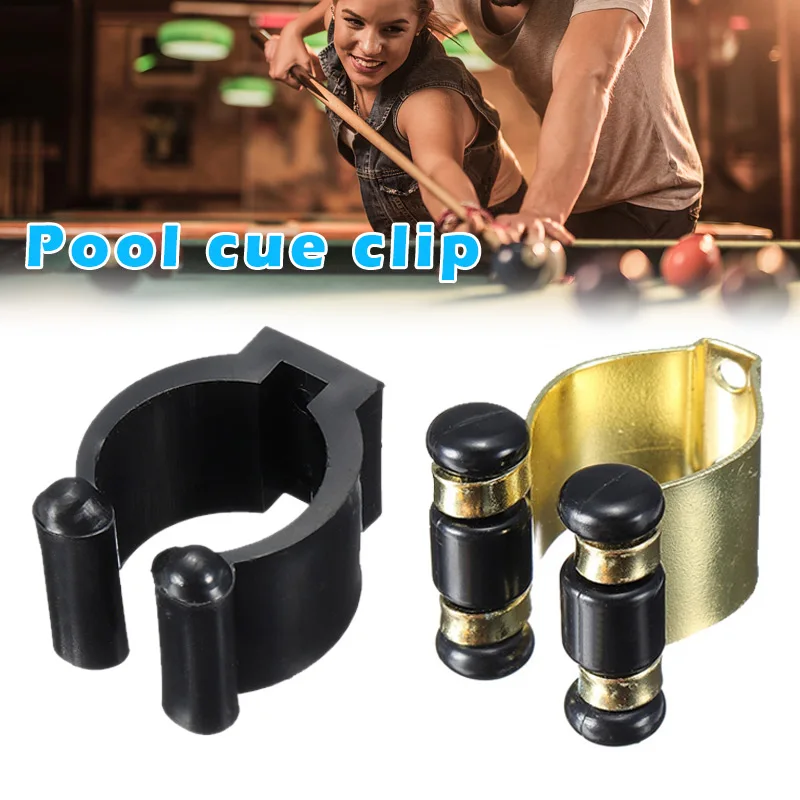 New 10 Pcs Billiards Cue Rack Pool Stick Holder Clamp Wall Mount Hanger Clip LMH66 |