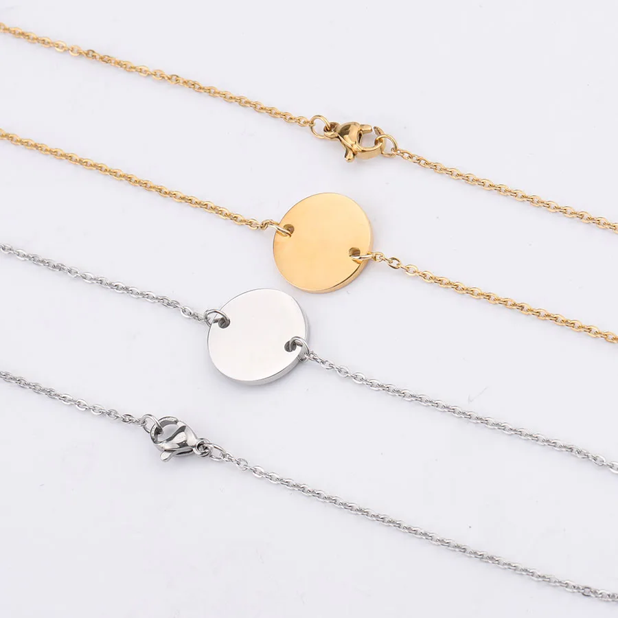 Fnixtar Stainless Steel Mirror Polish Round Plain Plate Chain Necklaces 15mm Coin Disco Charm Necklace Women Jewelry10Piece/lot
Fnixtar Stainless Steel Mirror Polish Round Plain Plate Chain Necklaces 15mm Coin Disco Charm Necklace Women Jewelry10Piece/lot