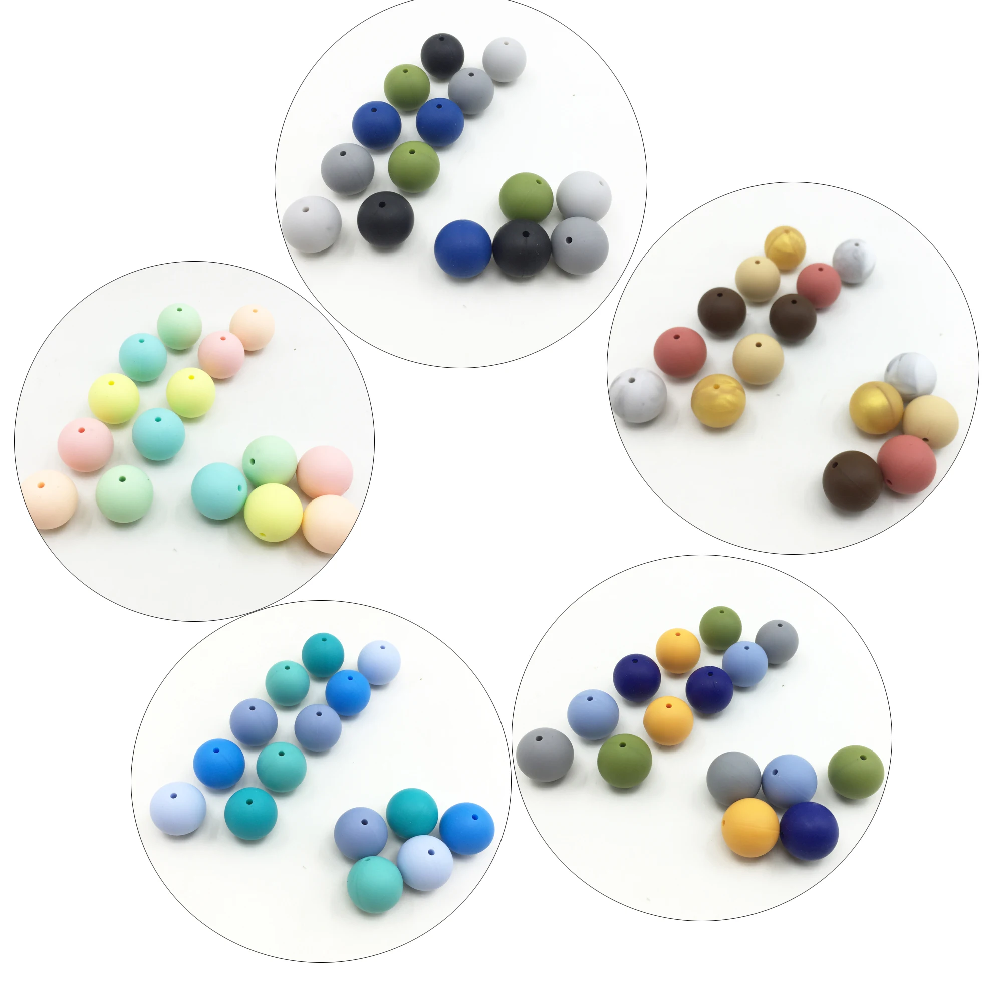 200pcs/lot Silicone 12mm LOOSE Beads Baby Teething Beads-40colors -boys/candy colors Teething Chewed Round Silicone ball Beads
200pcs/lot Silicone 12mm LOOSE Beads Baby Teething Beads-40colors -boys/candy colors Teething Chewed Round Silicone ball Beads