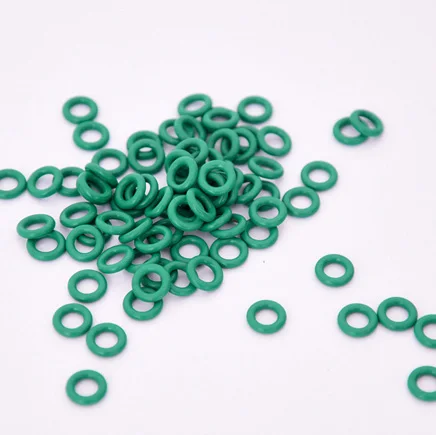 

40pcs 1.2mm diameter green fluoro rubber O-ring repair box skeleton oil seal PTFE gasket 5mm-12mm outer diameter
