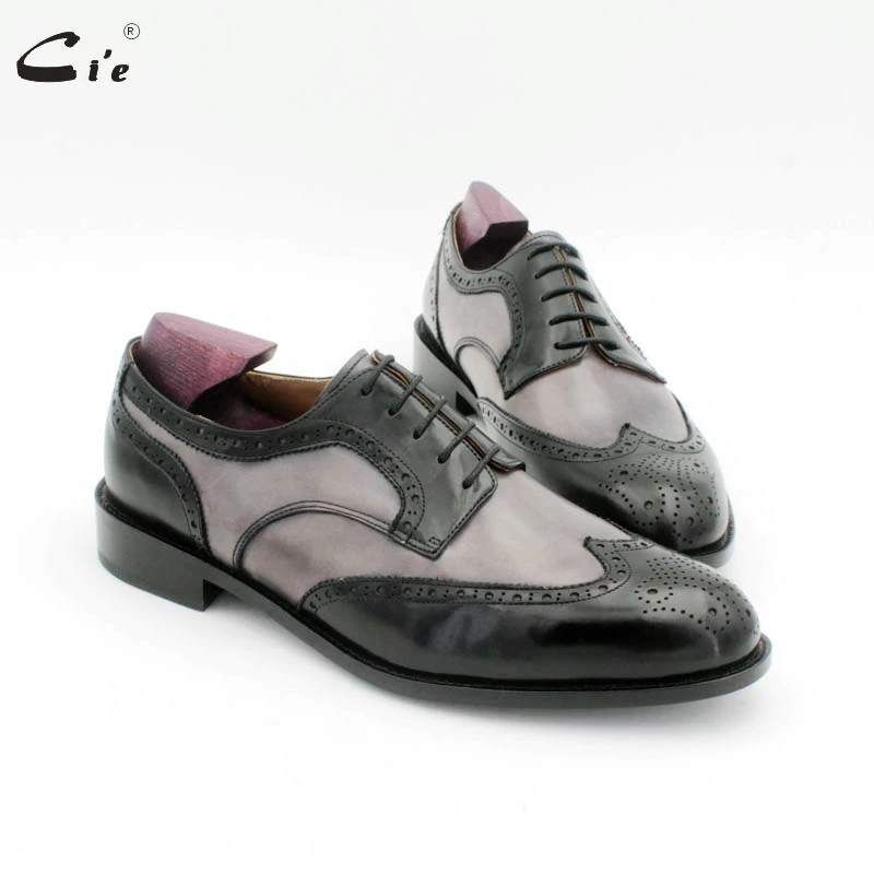 cie round toe wingtips medallion gray mix black derby business men's dress shoe genuine full grain calf leather work shoe D235
cie round toe wingtips medallion gray mix black derby business men's dress shoe genuine full grain calf leather work shoe D235