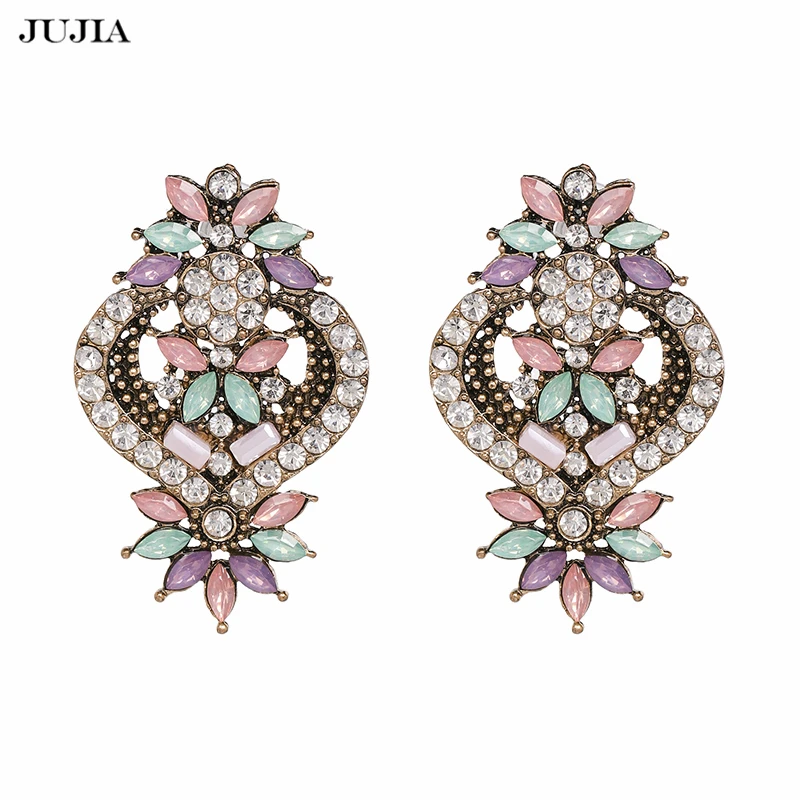 Wholesale JUJIA Exaggerated Luxury Crystal Stud Earrings Statement Jewelry For Girls Female Wholesale Accessories
Wholesale JUJIA Exaggerated Luxury Crystal Stud Earrings Statement Jewelry For Girls Female Wholesale Accessories