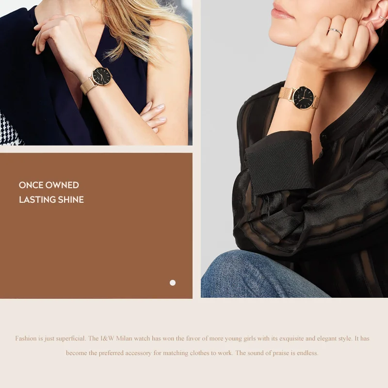 I&W New Fashion Quartz Watch Women Carnival Ladies Watches Waterproof Wristwatch Clock bayan kol saati Stainless Steel 8793AL
I&W New Fashion Quartz Watch Women Carnival Ladies Watches Waterproof Wristwatch Clock bayan kol saati Stainless Steel 8793AL