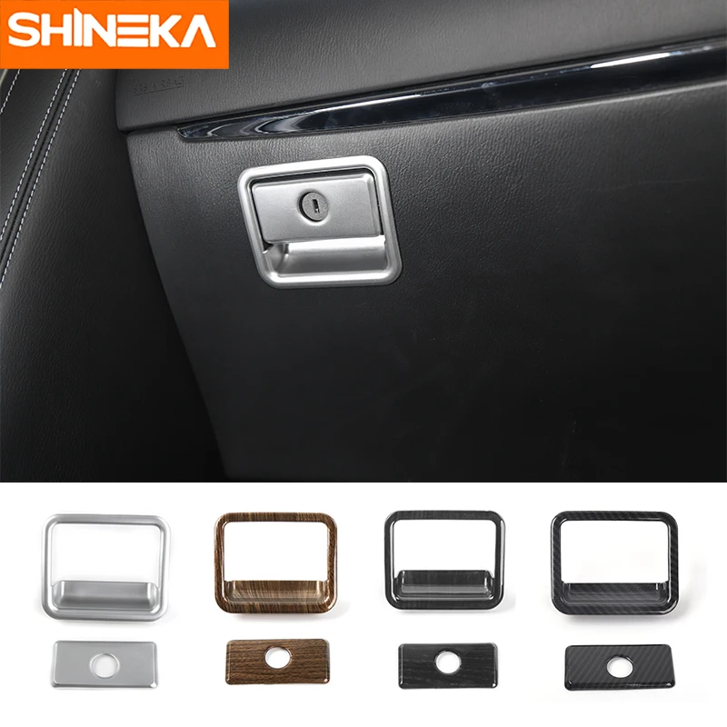 SHINEKA Interior Inner Co-Pilot Storage Box Handle Decorative Cover Armrest Storage Box Cover for Nissan Patrol Y62 2017+
SHINEKA Interior Inner Co-Pilot Storage Box Handle Decorative Cover Armrest Storage Box Cover for Nissan Patrol Y62 2017+