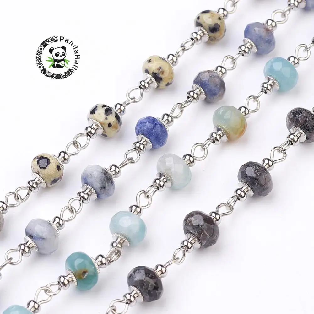 8mm Handmade Stone Beaded Chains With Metal Iron Eyepins for Necklaces Bracelets Jewelry Making Accessories Beads
8mm Handmade Stone Beaded Chains With Metal Iron Eyepins for Necklaces Bracelets Jewelry Making Accessories Beads