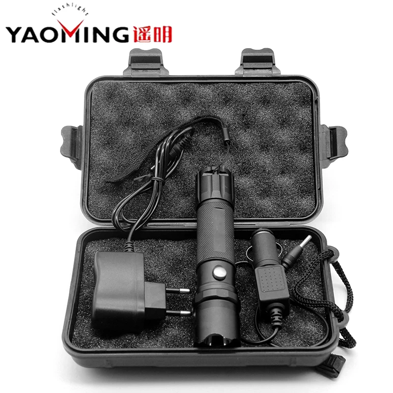 Cree Q5 1000LM тактический фонарь Водонепроницаемый светодиодный фонарик Фонарь 18650