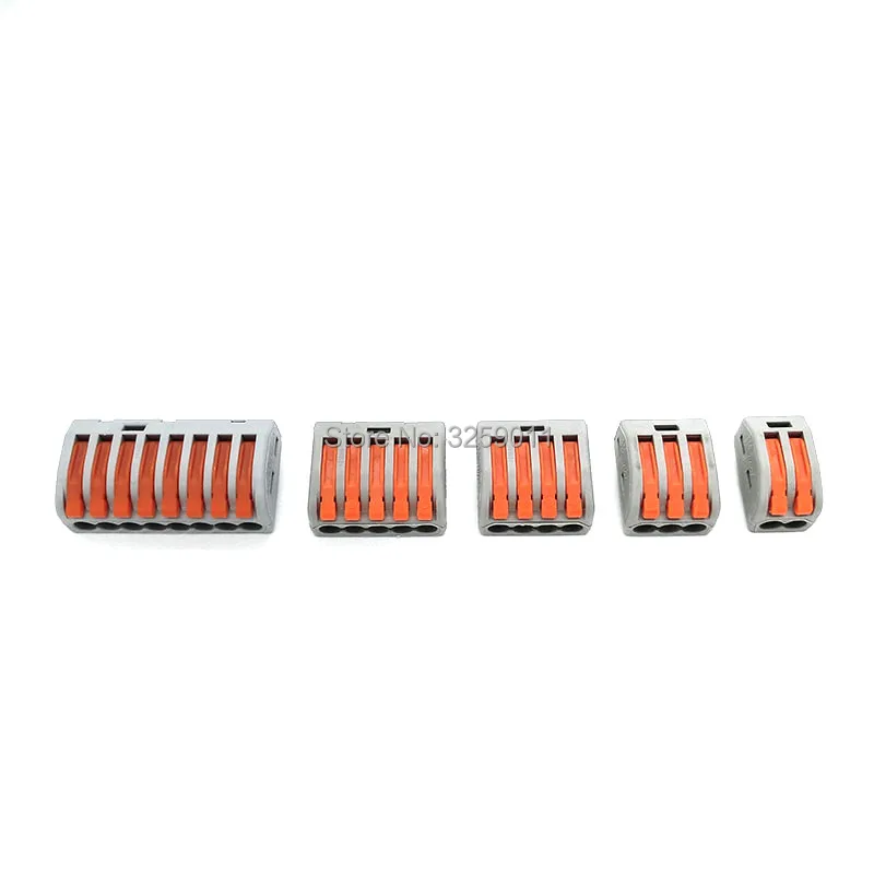 40PCS Push Wire Connector Lever Terminal Block PCT-212 213 222-41X Universal Connectors Terminals 28-12AWG Assortment kit gray
40PCS Push Wire Connector Lever Terminal Block PCT-212 213 222-41X Universal Connectors Terminals 28-12AWG Assortment kit gray