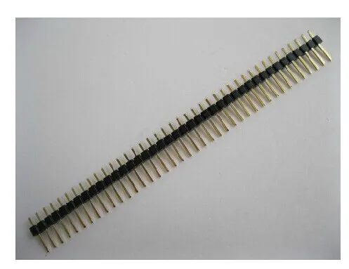 Good quality 200pcs/lot 2.54mm Single Row Male 1X40 Pin Header Strip Gold-plated ROHS Good quality
Good quality 200pcs/lot 2.54mm Single Row Male 1X40 Pin Header Strip Gold-plated ROHS Good quality