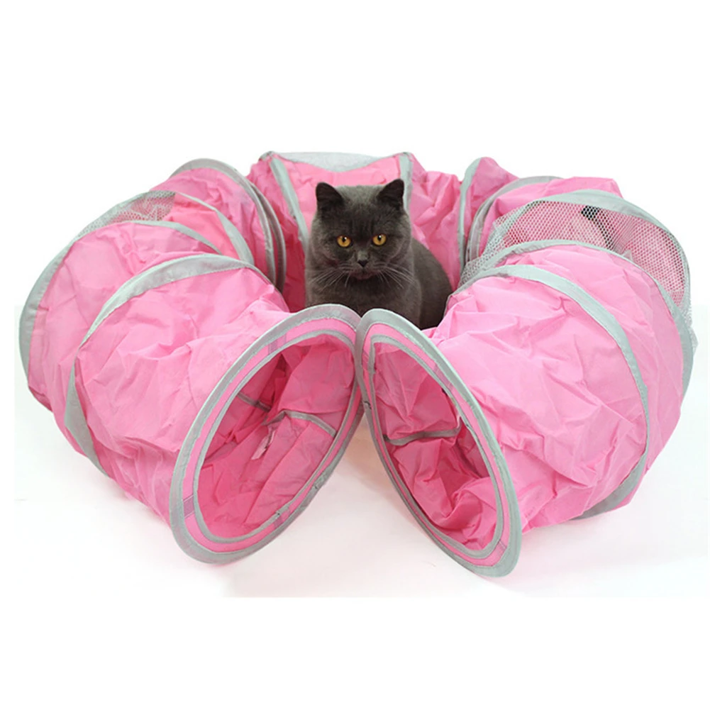 2/3/4 Holes 15 Colors Foldable Pet Cat Tunnel Indoor Outdoor Pet Cat Training Toy for Cat Rabbit Animal Play Tunnel Tube T-joint
2/3/4 Holes 15 Colors Foldable Pet Cat Tunnel Indoor Outdoor Pet Cat Training Toy for Cat Rabbit Animal Play Tunnel Tube T-joint