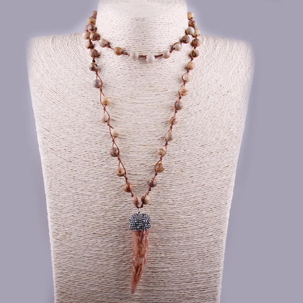 

Бесплатная доставка, модное ожерелье с подвеской из натуральных камней в виде нефрита и бусин, женское ювелирное изделие ручной работы