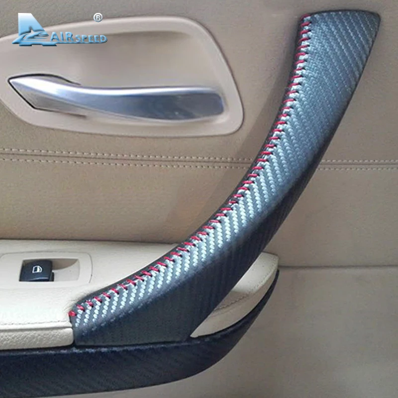 Airspeed 3 шт. для BMW E90 3 серии 320li 318 325 аксессуары 05-12 кожаный интерьерный чехол для ручки из углеродного волокна Стайлинг автомобиля
Airspeed 3 шт. для BMW E90 3 серии 320li 318 325 аксессуары 05-12 кожаный интерьерный чехол для ручки из углеродного волокна Стайлинг автомобиля