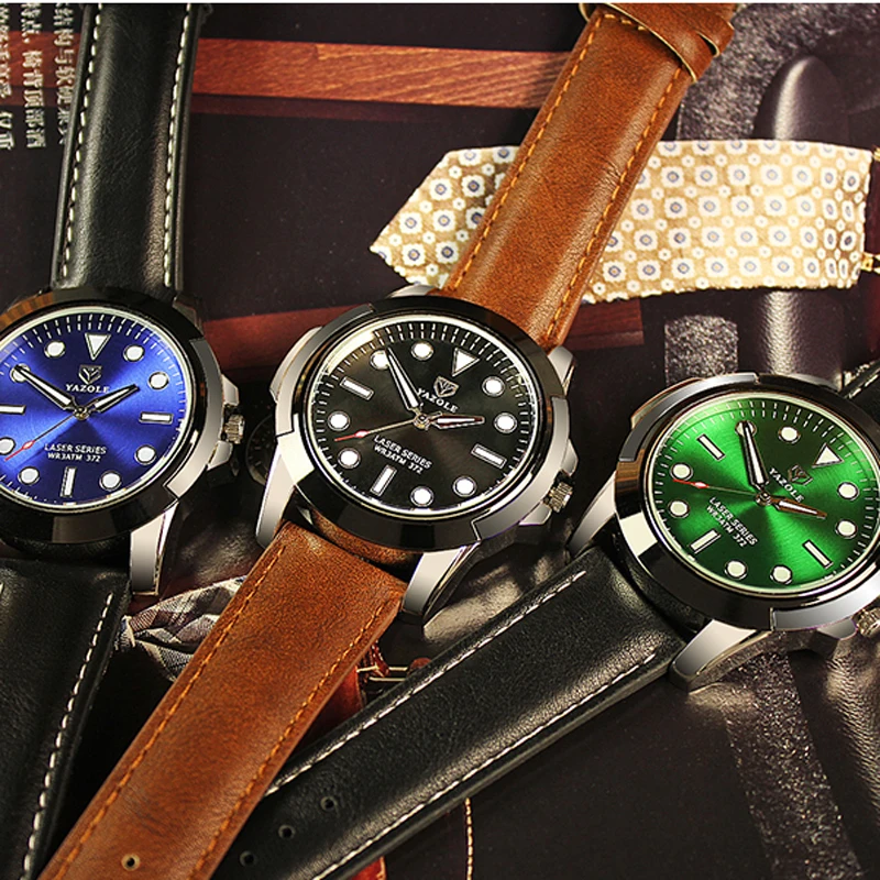 2019 YAZOLE Luxury Brand Fashion Sport Watch Men's Quartz Clock Leather Strap Waterproof Wristwatch Male Relogio Masculino saat
2019 YAZOLE Luxury Brand Fashion Sport Watch Men's Quartz Clock Leather Strap Waterproof Wristwatch Male Relogio Masculino saat