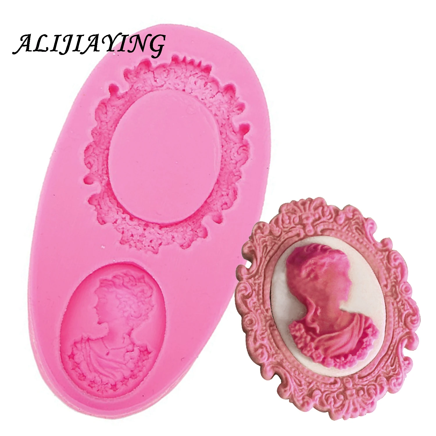 1Pcs Mirror Frame lady Cake Border Silicone Mold Wedding Cupcake Fondant Decorating Tools Candy Clay Chocolate Molds D0486
1Pcs Mirror Frame lady Cake Border Silicone Mold Wedding Cupcake Fondant Decorating Tools Candy Clay Chocolate Molds D0486