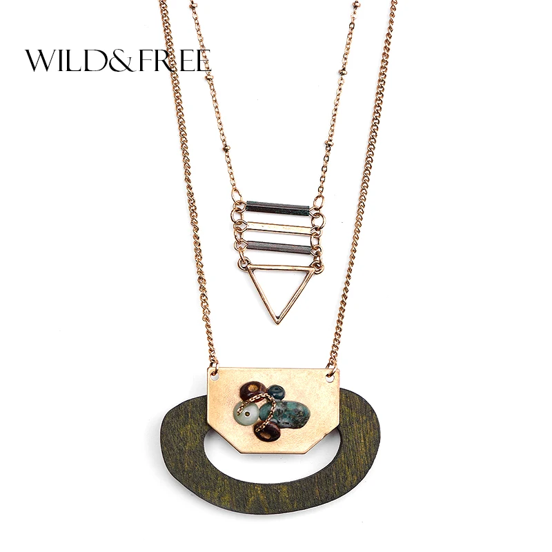 Women Retro Handmade Natural Wood Pendant Necklace Vintage Gold Color Triangle Zinc Alloy Bead Pendant Ethnic Collar Necklace
Women Retro Handmade Natural Wood Pendant Necklace Vintage Gold Color Triangle Zinc Alloy Bead Pendant Ethnic Collar Necklace