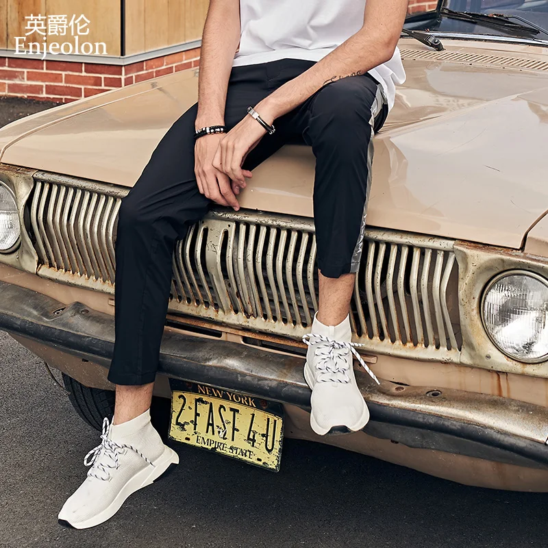 Enjeolon brand new summer long straight trousers pants men fashion casual pants men quality ins pants for men cool pants K6615
Enjeolon brand new summer long straight trousers pants men fashion casual pants men quality ins pants for men cool pants K6615