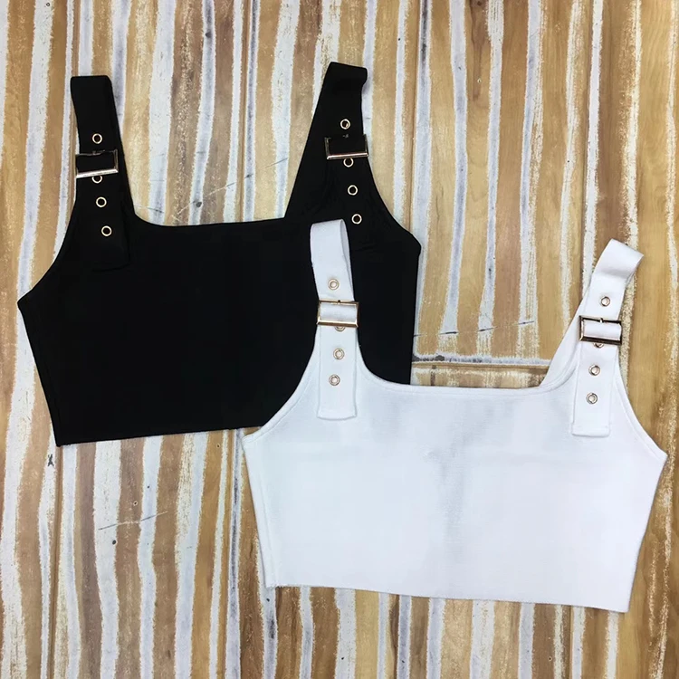 2019 New women fashion black white backless Top Quality sleeveless bandage tops sleeveless crop top party tanks tops wholesale
2019 New women fashion black white backless Top Quality sleeveless bandage tops sleeveless crop top party tanks tops wholesale