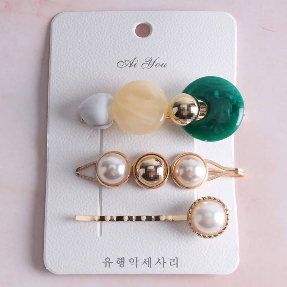 3Pcs/set Fashion Pearl Metal Gold Color Hair Clip Bobby Pin Barrette Hairband Hairpin For Women Girls Hair Accessories dropship
3Pcs/set Fashion Pearl Metal Gold Color Hair Clip Bobby Pin Barrette Hairband Hairpin For Women Girls Hair Accessories dropship