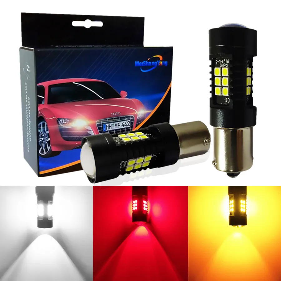 

2pcs PY21W LED 1156 BAU15S LED Car Bulbs 3030SMD DRL Parking Lamp Brake Car Turn Signal Light Yellow Amber Red Auto Lamp 12V