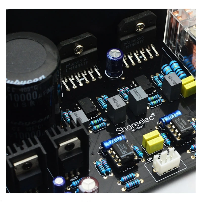 LM3886 Stereo High Power Amplifier Board OP07 DC Servo 5534 Independent Op Amp Chenjin PCB Kit
LM3886 Stereo High Power Amplifier Board OP07 DC Servo 5534 Independent Op Amp Chenjin PCB Kit