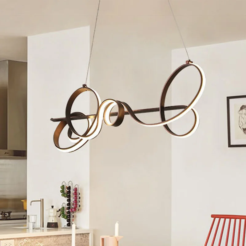 Современная светодиодная Люстра для гостиной столовой кухни lampadari imperni a sospensione AC85