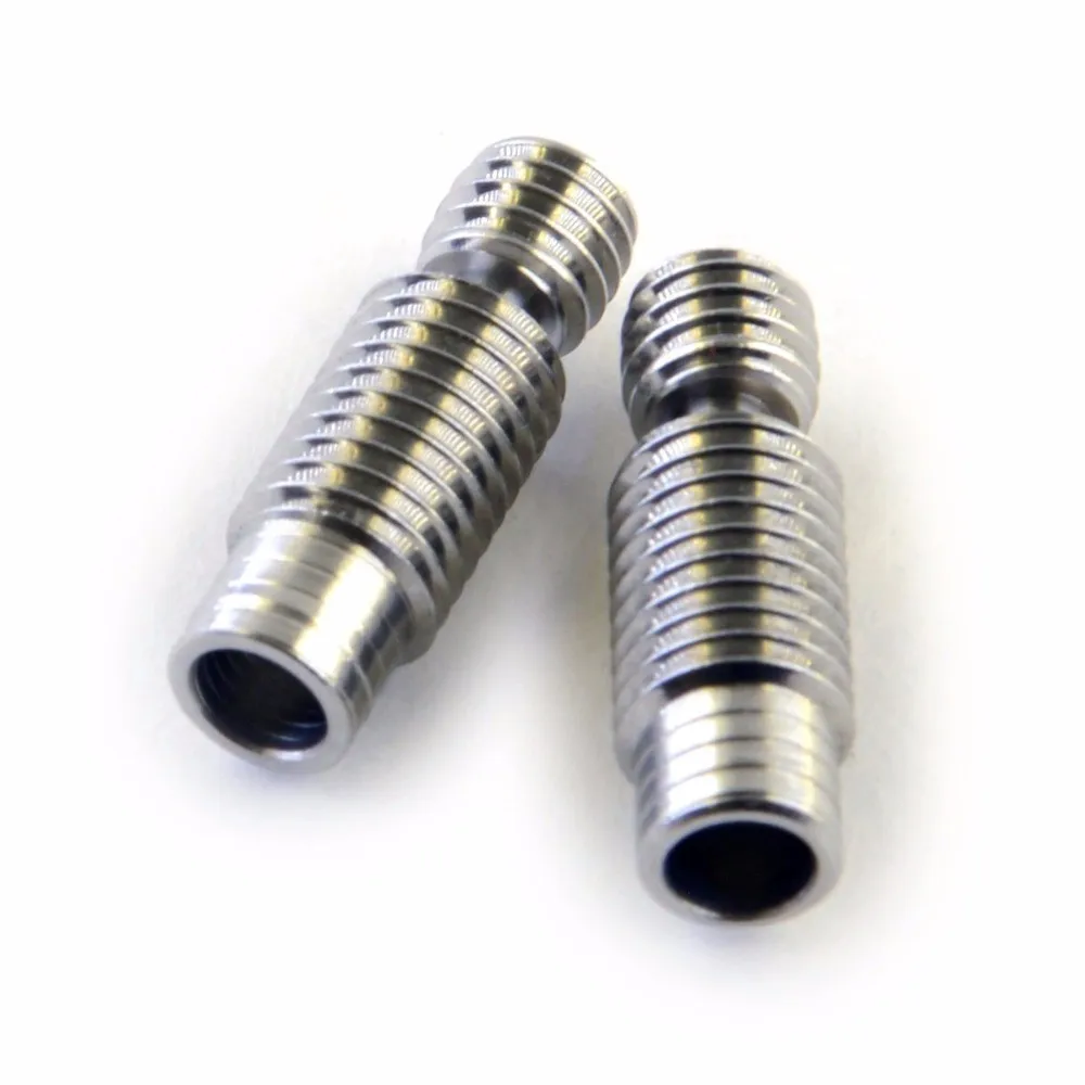 2pcs*upgrade Titanium alloy Heat Break barrel super smooth TC4 thermal barrel for V6 Jhead Bowden Hotend 1.75mm M7
2pcs*upgrade Titanium alloy Heat Break barrel super smooth TC4 thermal barrel for V6 Jhead Bowden Hotend 1.75mm M7