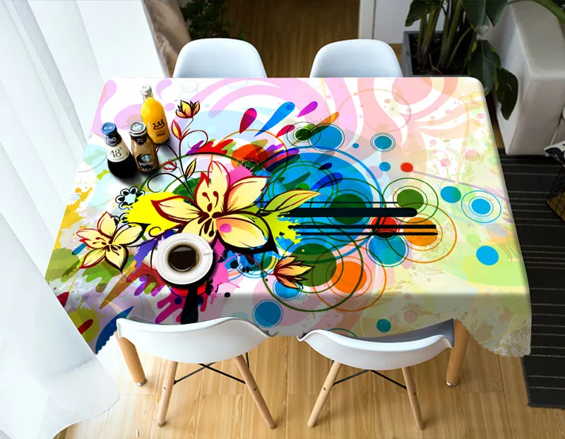 Bright colors Tablecloth European Functional Table Cloth for Picnic Party 3D Tablecloths Rectangular 9 Sizes
Bright colors Tablecloth European Functional Table Cloth for Picnic Party 3D Tablecloths Rectangular 9 Sizes