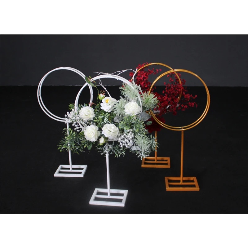 Wedding party table centerpieces backdrop artificial decorative flowers iron ring stand flower arrangement decoration props
Wedding party table centerpieces backdrop artificial decorative flowers iron ring stand flower arrangement decoration props
