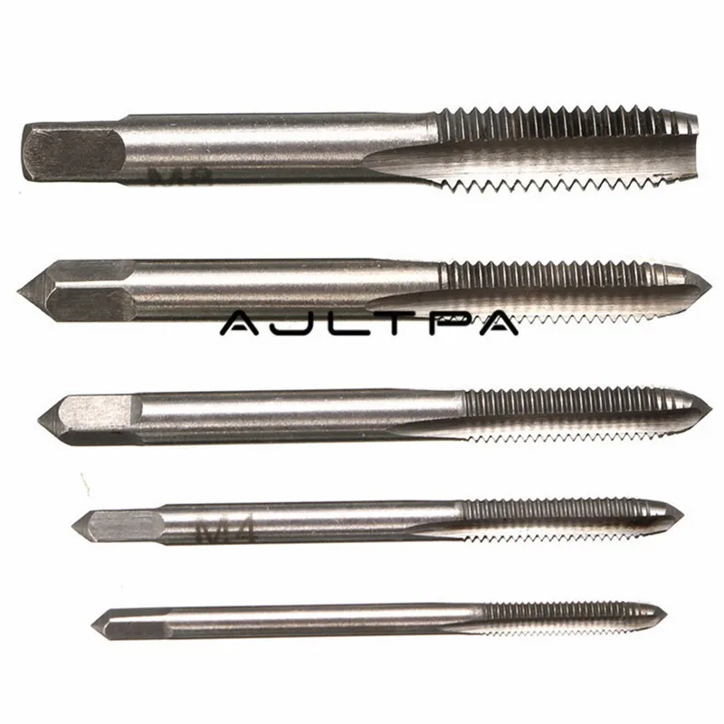 5Pcs/Set Tapping Screw Thread Metric Plug Taps HSS Titanium Machine Hand Tap 3mm 4mm 5mm 6mm 8mm Hand Grinding Carving Tool
5Pcs/Set Tapping Screw Thread Metric Plug Taps HSS Titanium Machine Hand Tap 3mm 4mm 5mm 6mm 8mm Hand Grinding Carving Tool