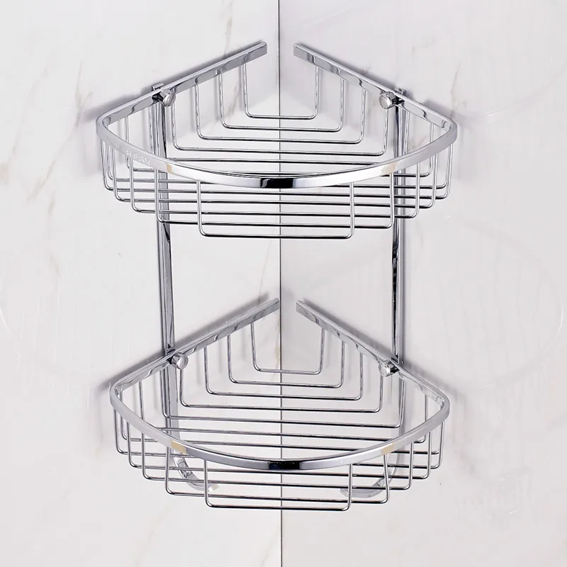 Modern SUS 304 Stainless Steel Bathroom Shelf Tripod Bathroom Cosmetic Shelf Basket Corner Wall Mounted Bathroom Accessories tj3
Modern SUS 304 Stainless Steel Bathroom Shelf Tripod Bathroom Cosmetic Shelf Basket Corner Wall Mounted Bathroom Accessories tj3
