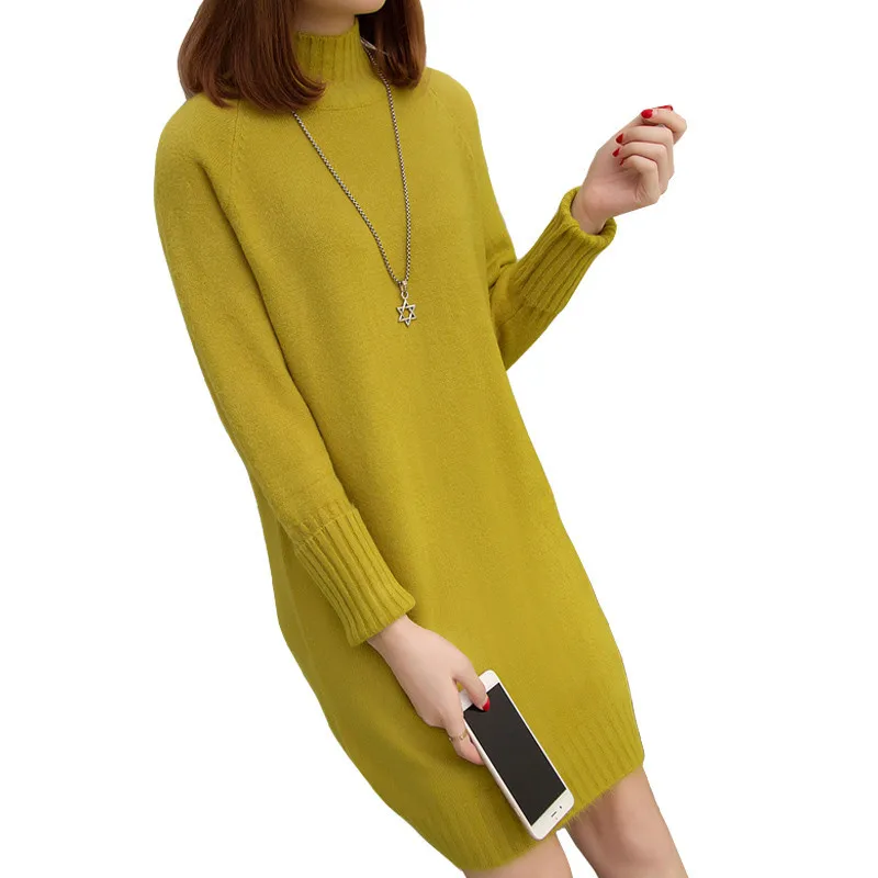 IOQRCJV Winter Womens Warm Sweaters Dresses Soft Long Sleeve Slim Bodycon Casual Dress Sexy Knitted Autumn Dress S98
IOQRCJV Winter Womens Warm Sweaters Dresses Soft Long Sleeve Slim Bodycon Casual Dress Sexy Knitted Autumn Dress S98