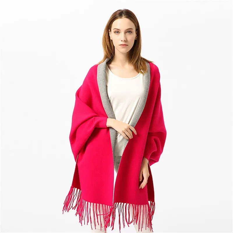 New Fashion Winter Warm Women/Lady Solid Scarf Pashmina Double Sides Thicken Blanket Shawls and Wrap Long Cashmere Female Poncho
New Fashion Winter Warm Women/Lady Solid Scarf Pashmina Double Sides Thicken Blanket Shawls and Wrap Long Cashmere Female Poncho