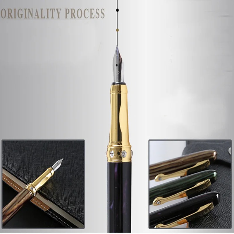 HIGH QUALITY Metal Fountain pen ink pen nib calligraphy Stationery luxury Penna stilografica Stylo plume Caneta tinteiro 03821
HIGH QUALITY Metal Fountain pen ink pen nib calligraphy Stationery luxury Penna stilografica Stylo plume Caneta tinteiro 03821