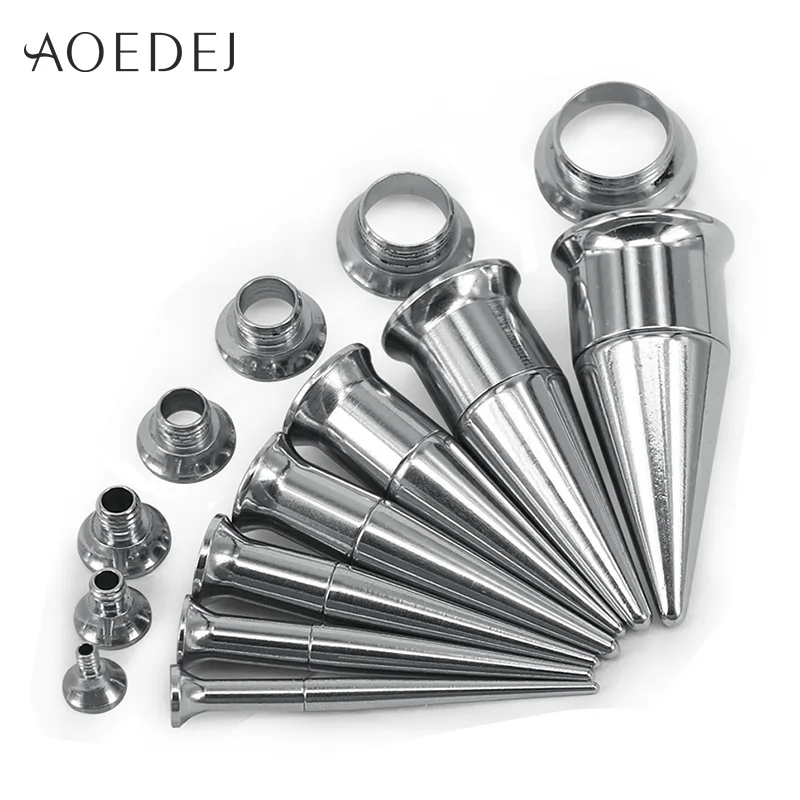 AOEDEJ 2-10mm 2 In 1 Ear Plugs And Tunnels Piercing Ear Gauges Stainless Steel Taper Ear Expander Pair Screw Fit Jewelry Oreille
AOEDEJ 2-10mm 2 In 1 Ear Plugs And Tunnels Piercing Ear Gauges Stainless Steel Taper Ear Expander Pair Screw Fit Jewelry Oreille