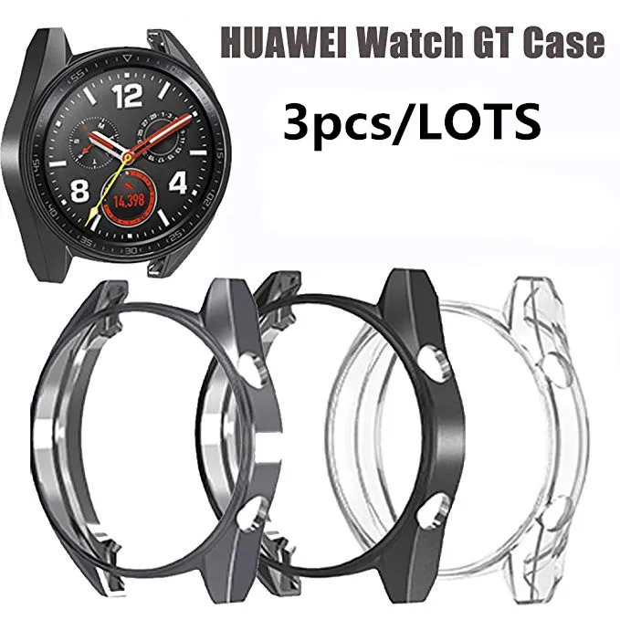 Чехол для Huawei Watch GT 3 шт. легкий защитный чехол мягкий Ультратонкий бампер из ТПУ