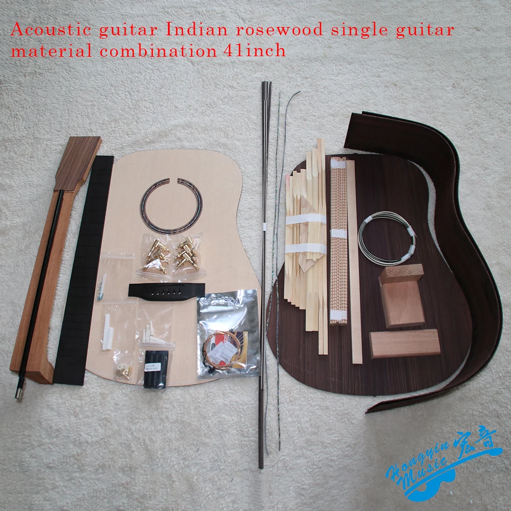 A Grade 41inch D-Type Rounded Corner Acoustic Guitar DIY Kit African Mahogany Neck Rosewood Back Side Ebony Fingerboard
A Grade 41inch D-Type Rounded Corner Acoustic Guitar DIY Kit African Mahogany Neck Rosewood Back Side Ebony Fingerboard