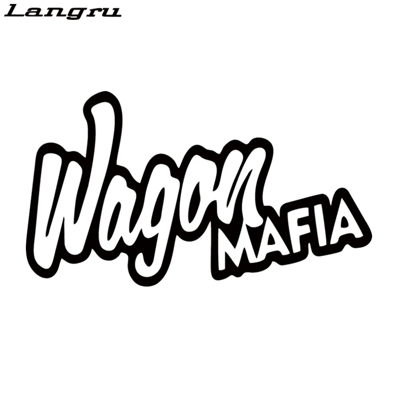 Langru горячая Распродажа Wagon Mafia Sti стикер на окно Забавный персональный
