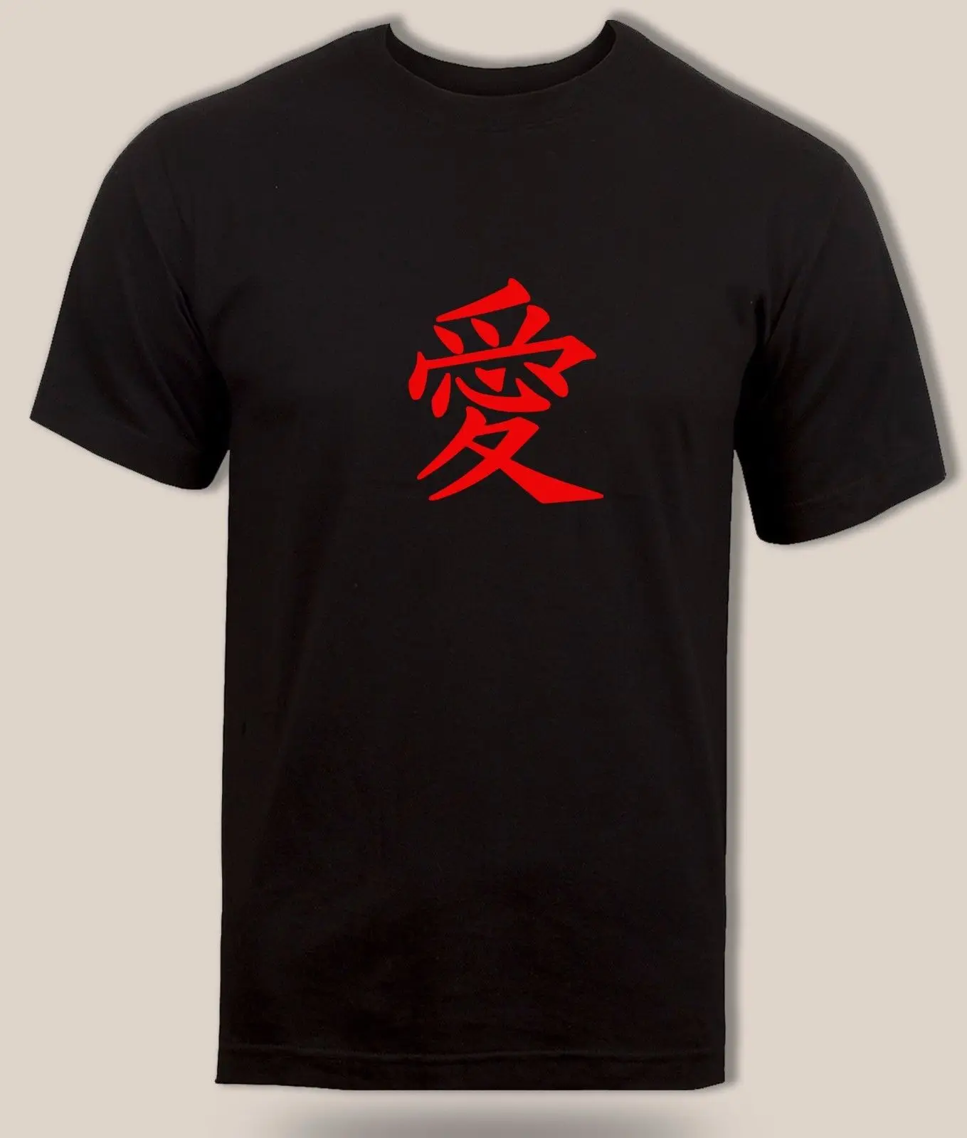 Love in kanji японская Гаара инсайдерная футболка Наруто Аниме Тройник Япония пишущий