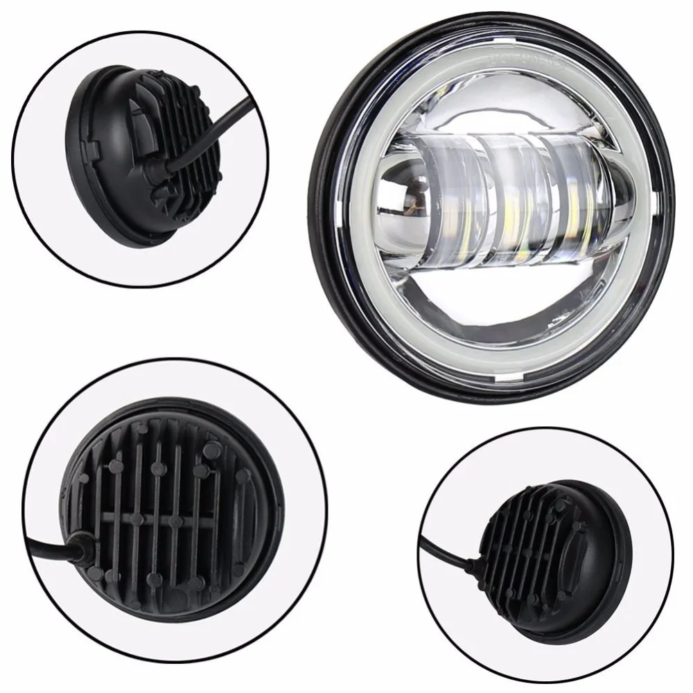 2PCS 4 1/2 4.5 Inch Auxiliary Passing Lamp 30W Halo Angel Eyes Fog Light DRL For Harley Motorcycle
2PCS 4 1/2 4.5 Inch Auxiliary Passing Lamp 30W Halo Angel Eyes Fog Light DRL For Harley Motorcycle