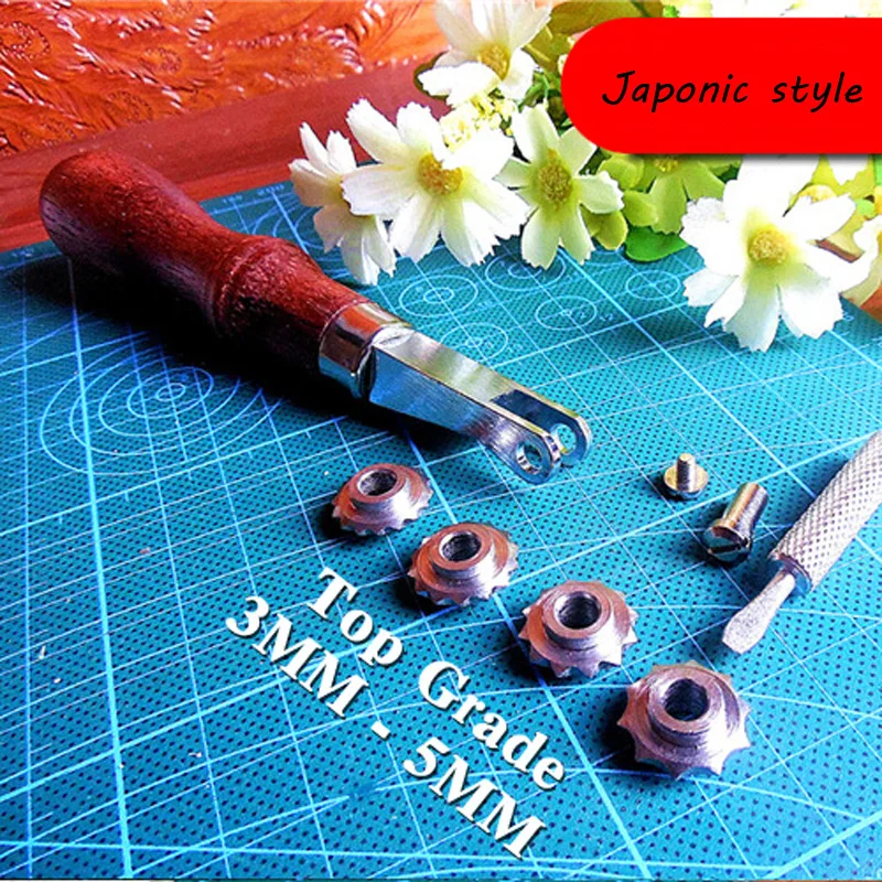 High Grade Japanese 3/4/5/cm Stainless Steel Leather hand Tools Leather Overstitch Wheel Roulette Spacer Sewing Leather Tools
High Grade Japanese 3/4/5/cm Stainless Steel Leather hand Tools Leather Overstitch Wheel Roulette Spacer Sewing Leather Tools