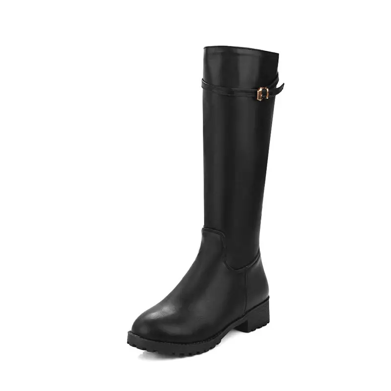 Smeeroon new popular autumn winter boots zip+buckle women boots round toe med heels knee high boots for women party shoes
Smeeroon new popular autumn winter boots zip+buckle women boots round toe med heels knee high boots for women party shoes