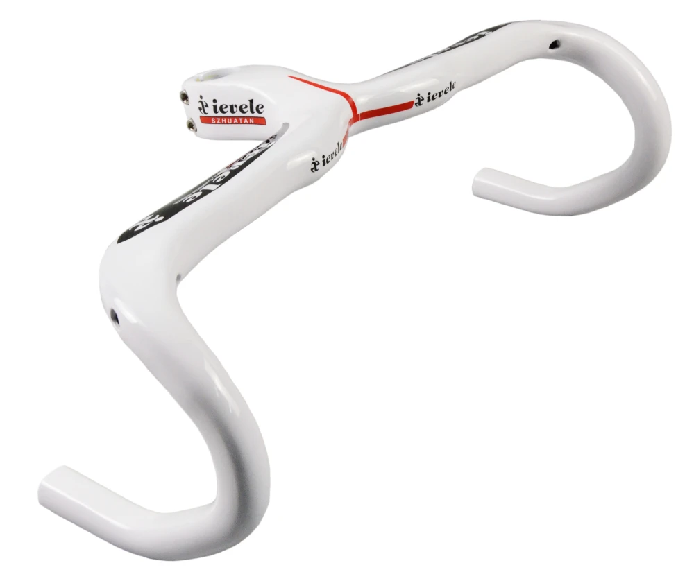 ievele Full Carbon Fiber Road Bicycle Integrated Handlebar with 28.6mm stem Carbon Road Handlebar Bike Parts
ievele Full Carbon Fiber Road Bicycle Integrated Handlebar with 28.6mm stem Carbon Road Handlebar Bike Parts