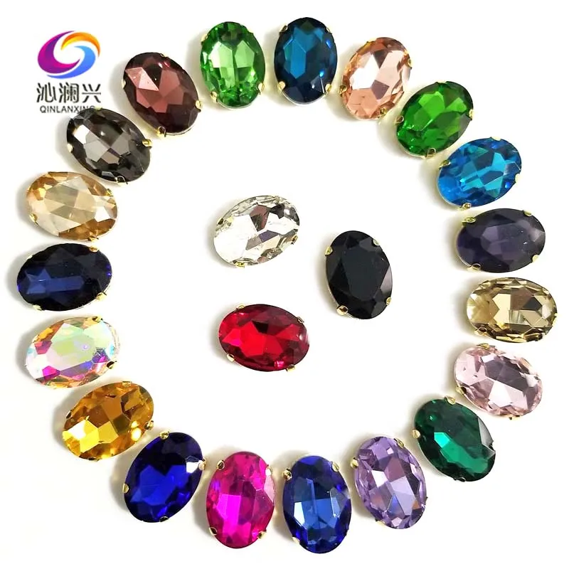 Mix color oval shape High quality Glass Crystal sew on stones,golden bottom claw rhinestone,Diy/Clothing accessories
Mix color oval shape High quality Glass Crystal sew on stones,golden bottom claw rhinestone,Diy/Clothing accessories