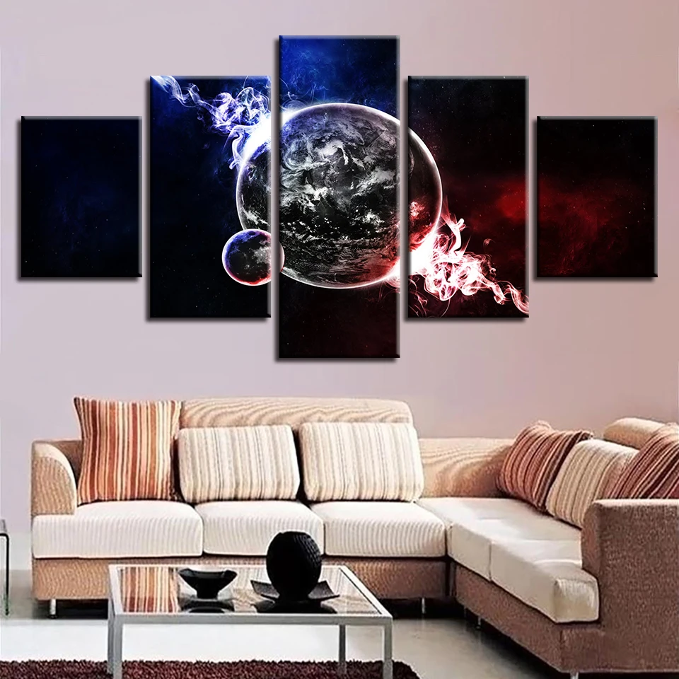 Abstract Canvas Pictures Modular Poster 5 Pieces Universe Planet Paintings Framework Modern Decor Living Room Wall Art HD Prints
Abstract Canvas Pictures Modular Poster 5 Pieces Universe Planet Paintings Framework Modern Decor Living Room Wall Art HD Prints