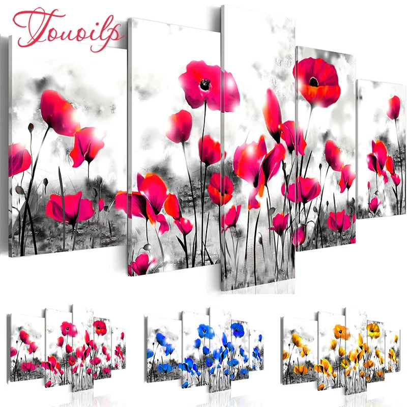 TOUOILP Full Square/Round Drill DIY 5pcs Diamond Painting"abstract Bright Red Poppie"Embroidery Cross Stitch 5D Home Decor Gift
TOUOILP Full Square/Round Drill DIY 5pcs Diamond Painting"abstract Bright Red Poppie"Embroidery Cross Stitch 5D Home Decor Gift