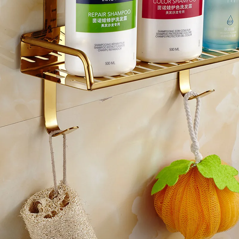 Free shipping Biggers sanitary 40 cm length Gold-plated double layer stainless steel bathroom shelf with comb cup holder
Free shipping Biggers sanitary 40 cm length Gold-plated double layer stainless steel bathroom shelf with comb cup holder