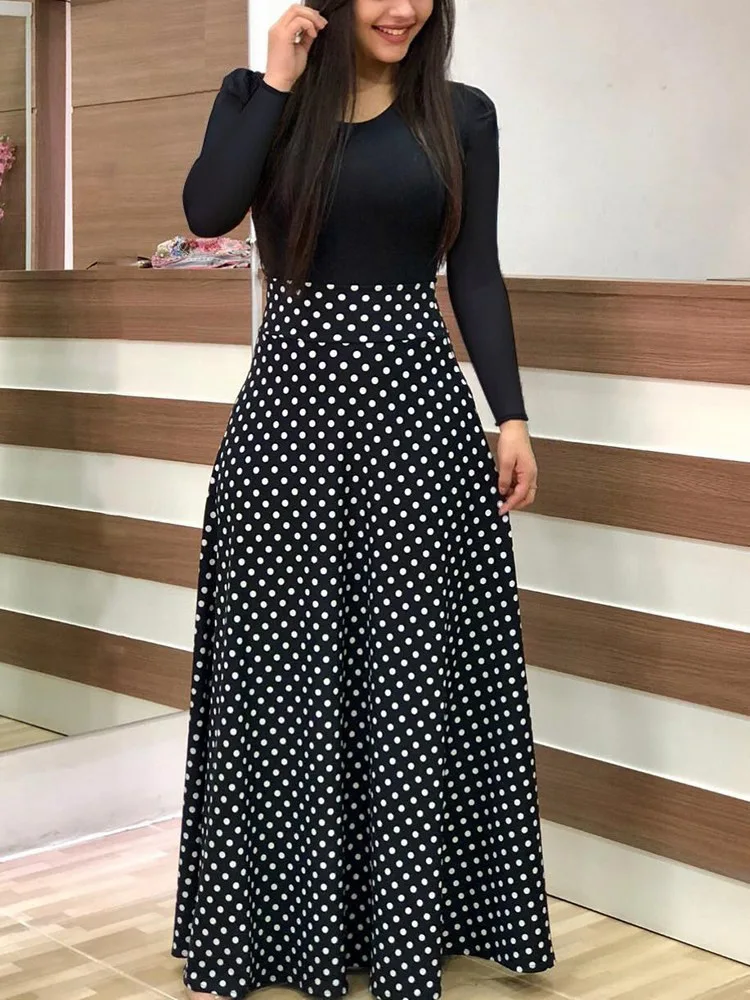 Summer 2019 Casual Women Dresses Long Sleeve Floral Printed Patchwork Maxi Dress Plus Size Long Boho Dress Vintage Femme S-5XL
Summer 2019 Casual Women Dresses Long Sleeve Floral Printed Patchwork Maxi Dress Plus Size Long Boho Dress Vintage Femme S-5XL