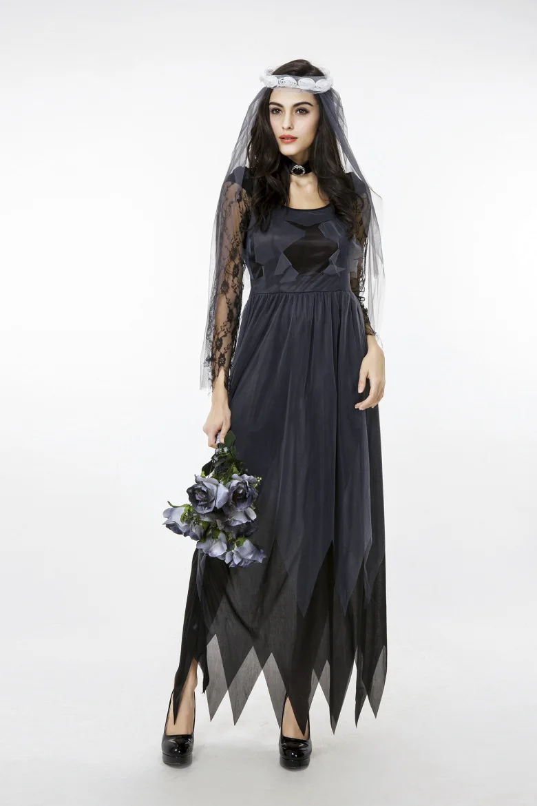 Real Time Lace Edge Gauze Ghost Bride Serve Woman Fund Halloween Cosplay Serve Exit Game Uniform
Real Time Lace Edge Gauze Ghost Bride Serve Woman Fund Halloween Cosplay Serve Exit Game Uniform